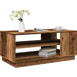 vidaXL Table basse vieux bois 102x55x43 cm bois d'ingénierie