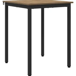 vidaXL Table de salle à manger / Table de repas 60 x 60 x 75 cm MÉTAL