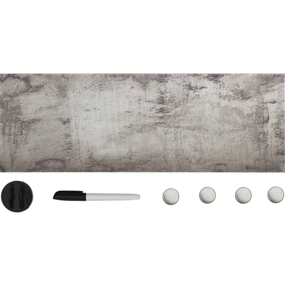 vidaXL Tableau noir magnétique mural Verre 60x20 cm