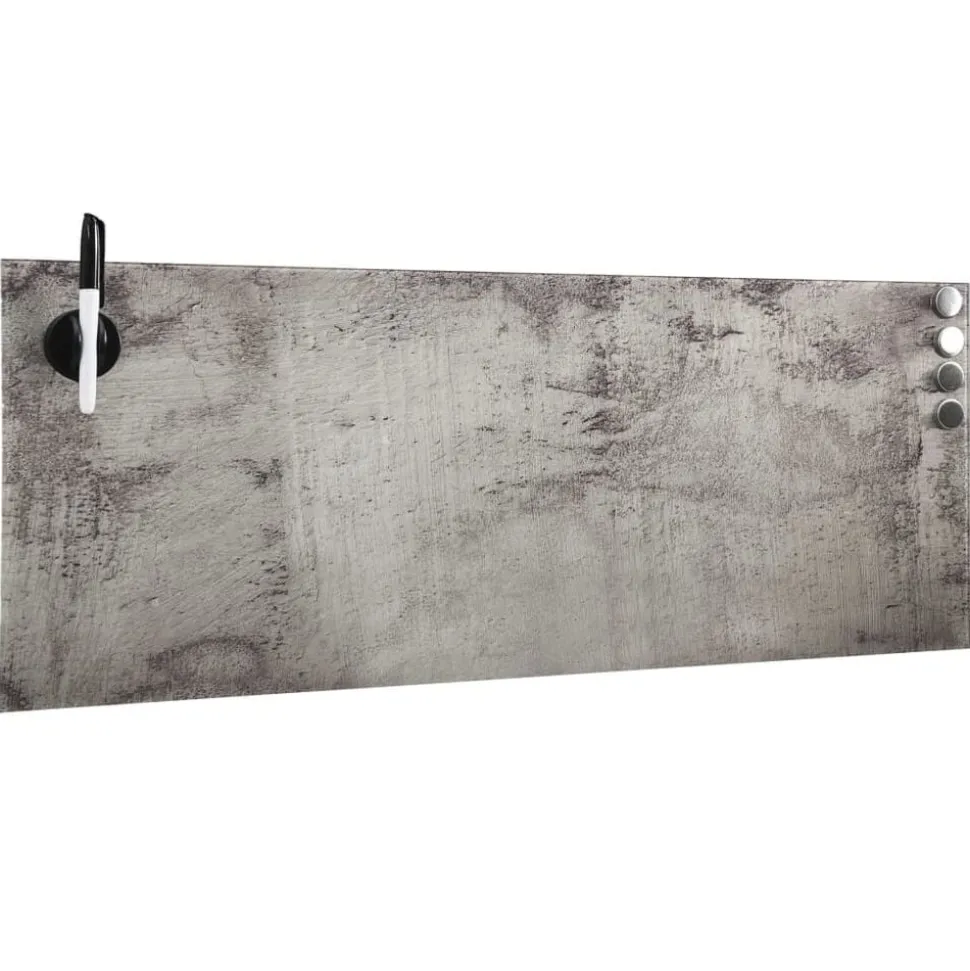 vidaXL Tableau noir magnétique mural Verre 60x20 cm