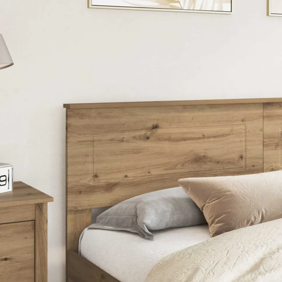 vidaXL Tête de lit Chêne artisanal 90 cm Bois d'ingénierie