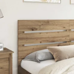 vidaXL Tête de lit Chêne artisanal 100 cm Bois d'ingénierie