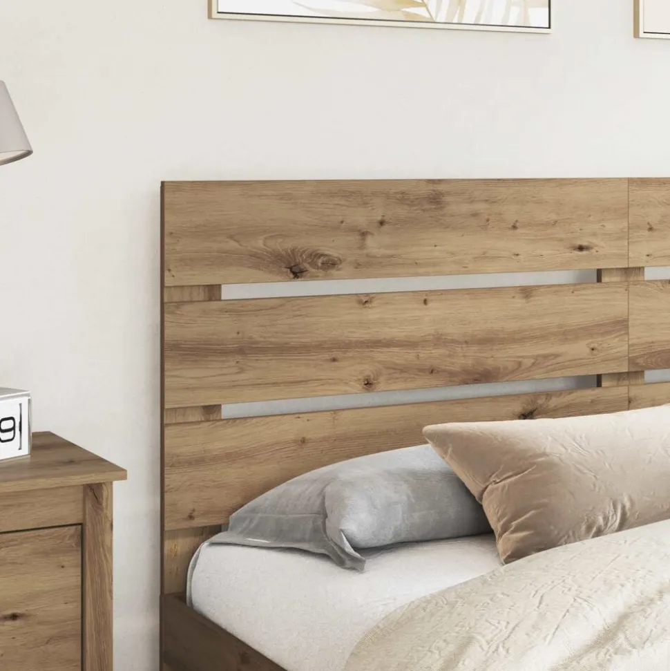 vidaXL Tête de lit Chêne artisanal 100 cm Bois d'ingénierie