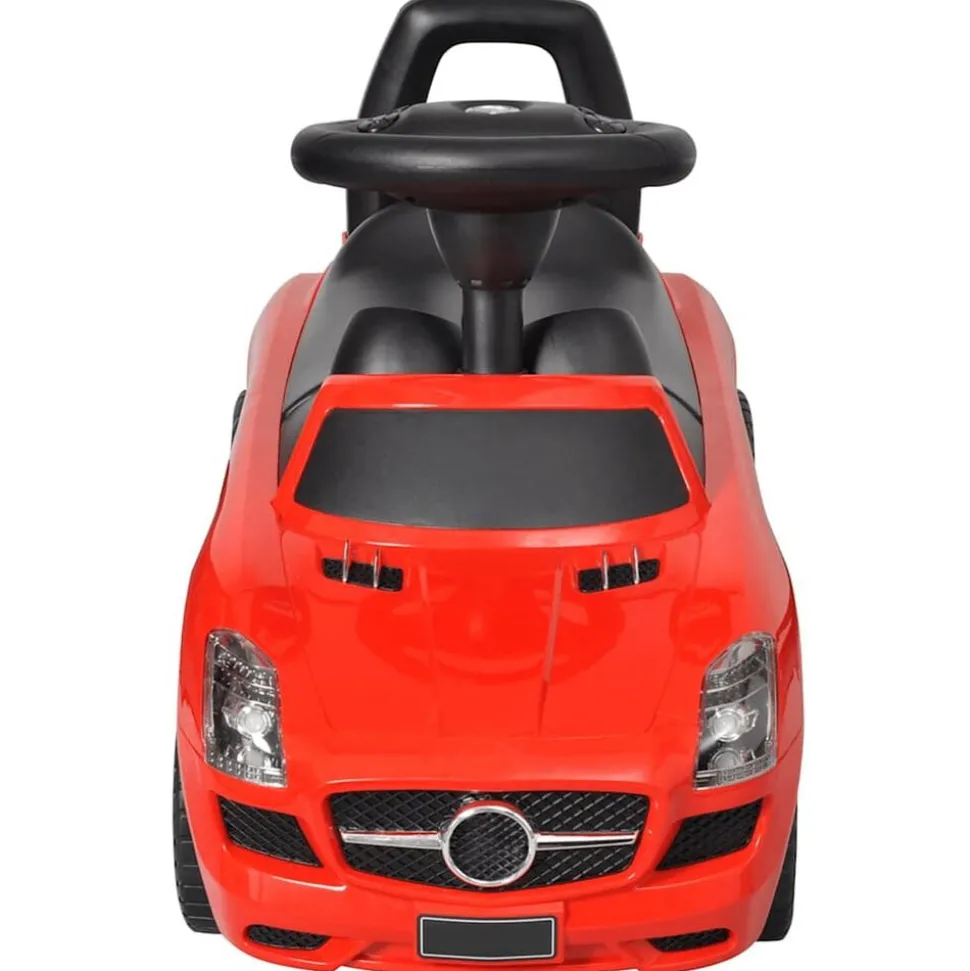 vidaXL Voiture à pousser par pieds pour enfants rouge