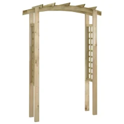 vidaXL Voûte en treillis 150x60x210 cm Bois