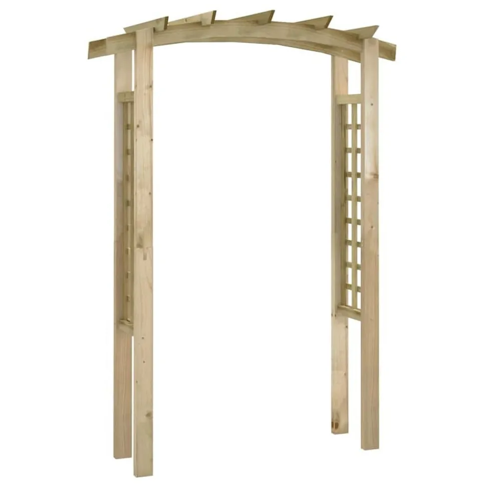 vidaXL Voûte en treillis 150x60x210 cm Bois
